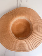 Straw Hat With Bejeweled Starfish Size S/M