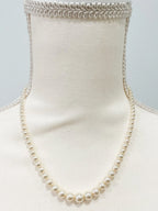 Vintage Graduated Pearl Necklace
