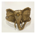 Brass Elephant Cuff Bracelet